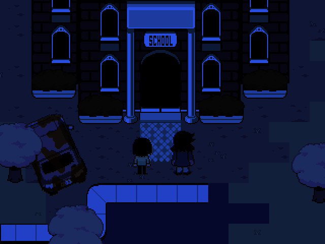 Screenshot of the fangame "Deltarune: Missing Light"
