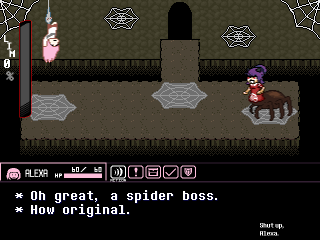 Screenshot of the fangame "Deoxynn"